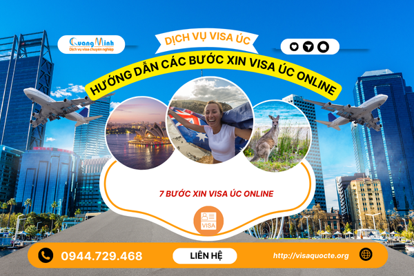 Hướng dẫn các bước xin visa Úc online mới nhất!